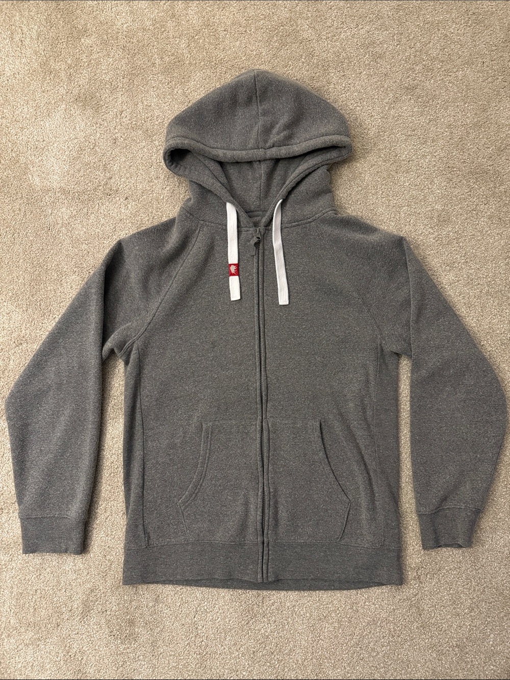 Sportiqe grey full zip hoodie